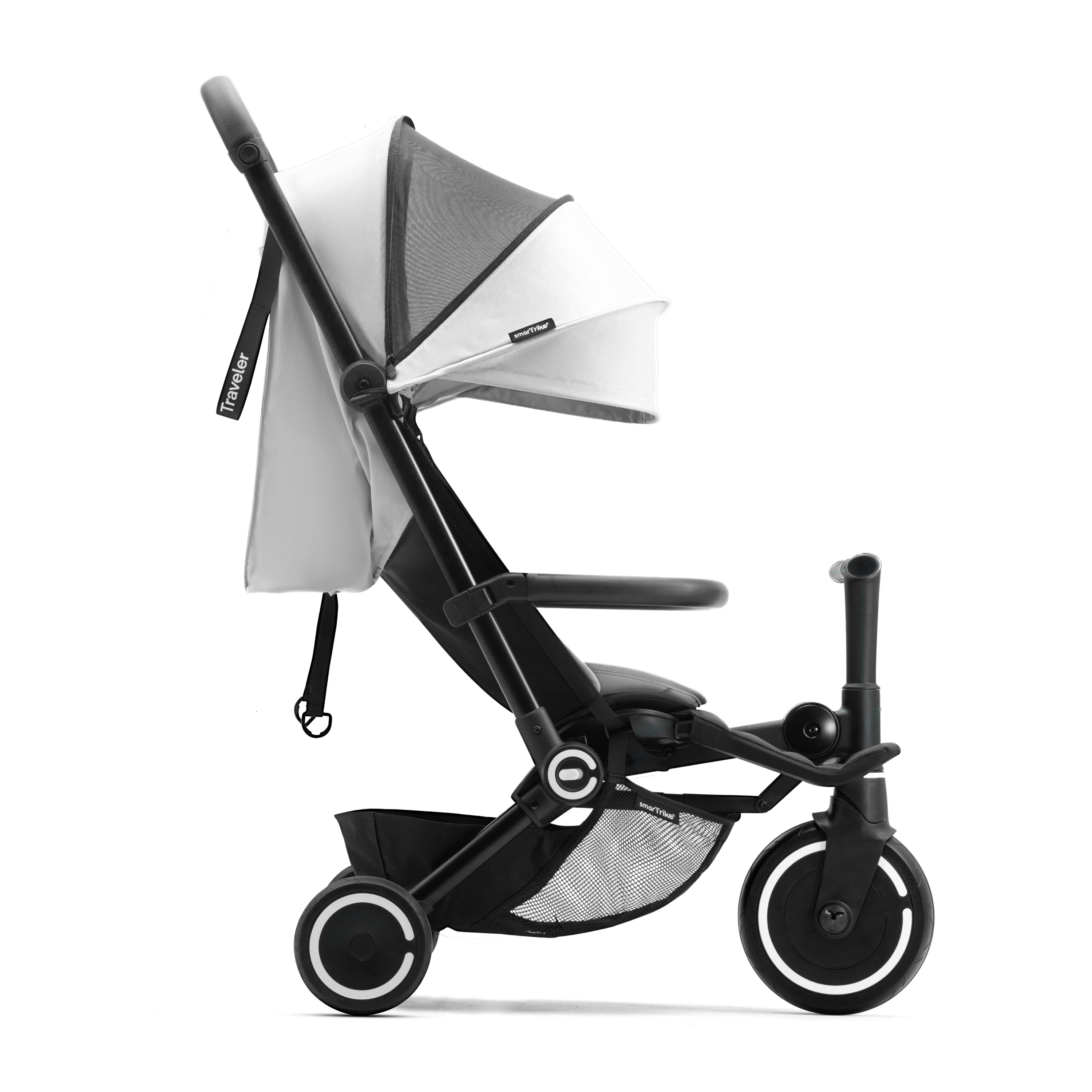 SmartTrike Traveler Stroller Off White - Tiny Tots Baby Store 