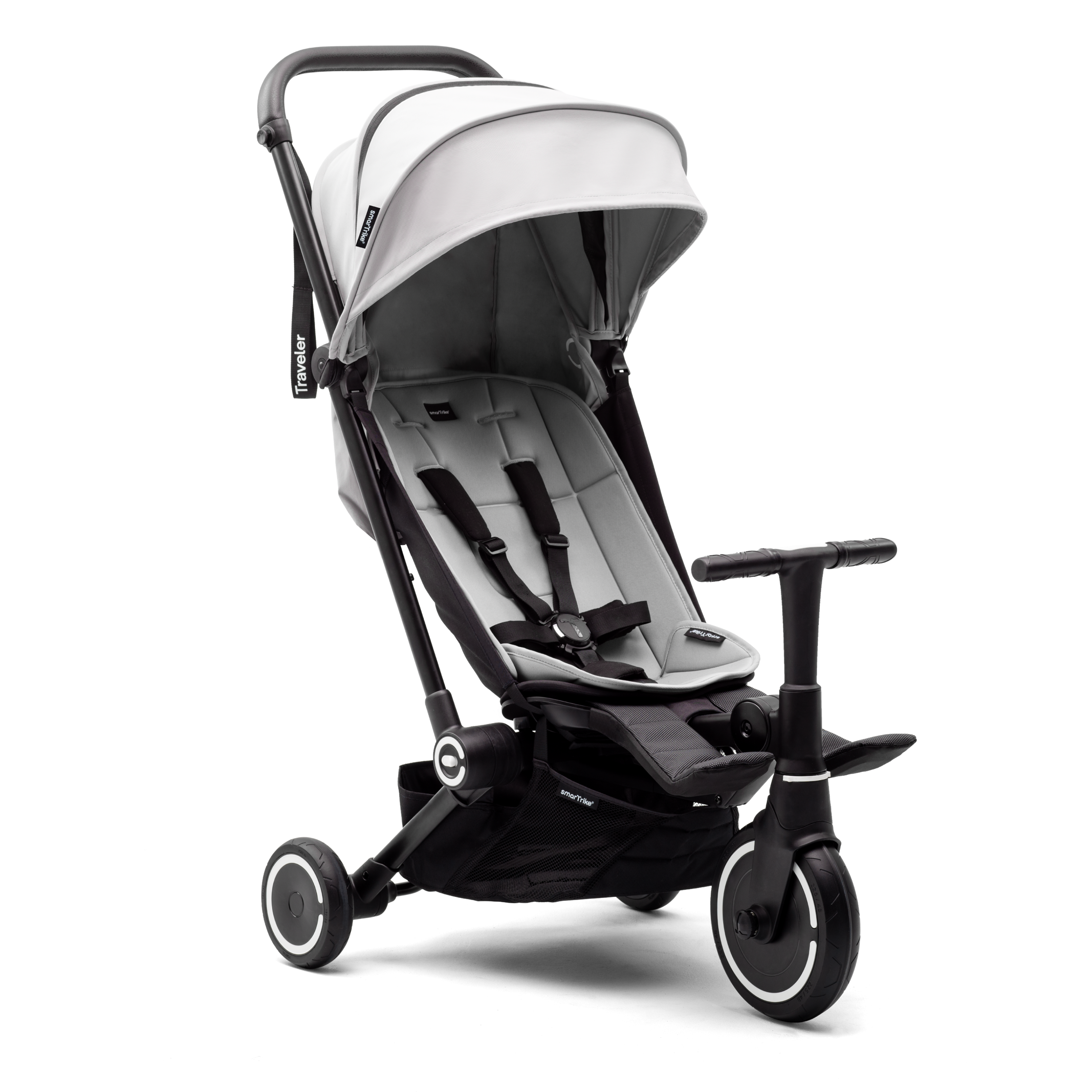 SmartTrike Traveler Stroller Off White - Tiny Tots Baby Store 