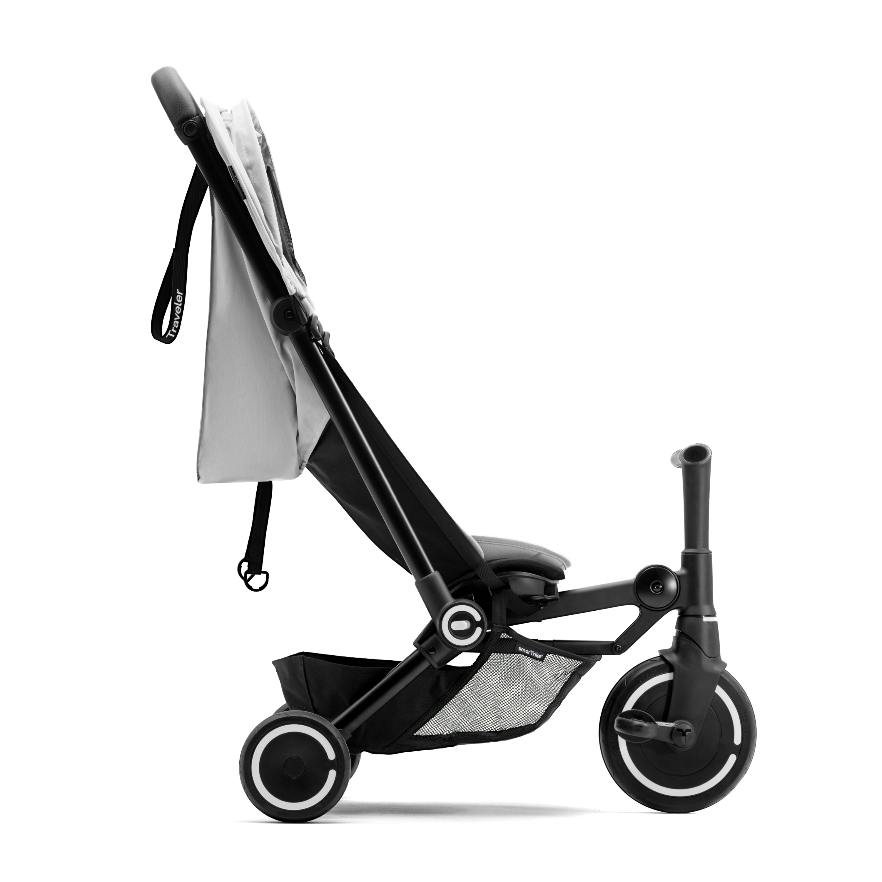 SmartTrike Traveler Stroller Off White - Tiny Tots Baby Store 