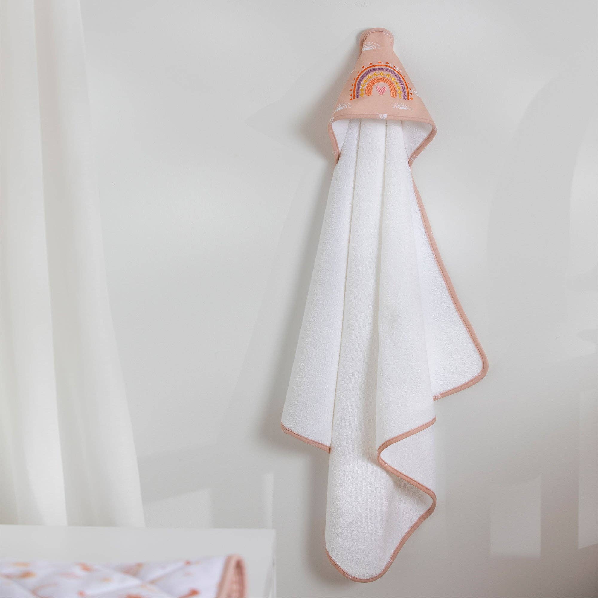 Living Textiles - Hooded Towel - Bohemian Bliss - Tiny Tots Baby Store 