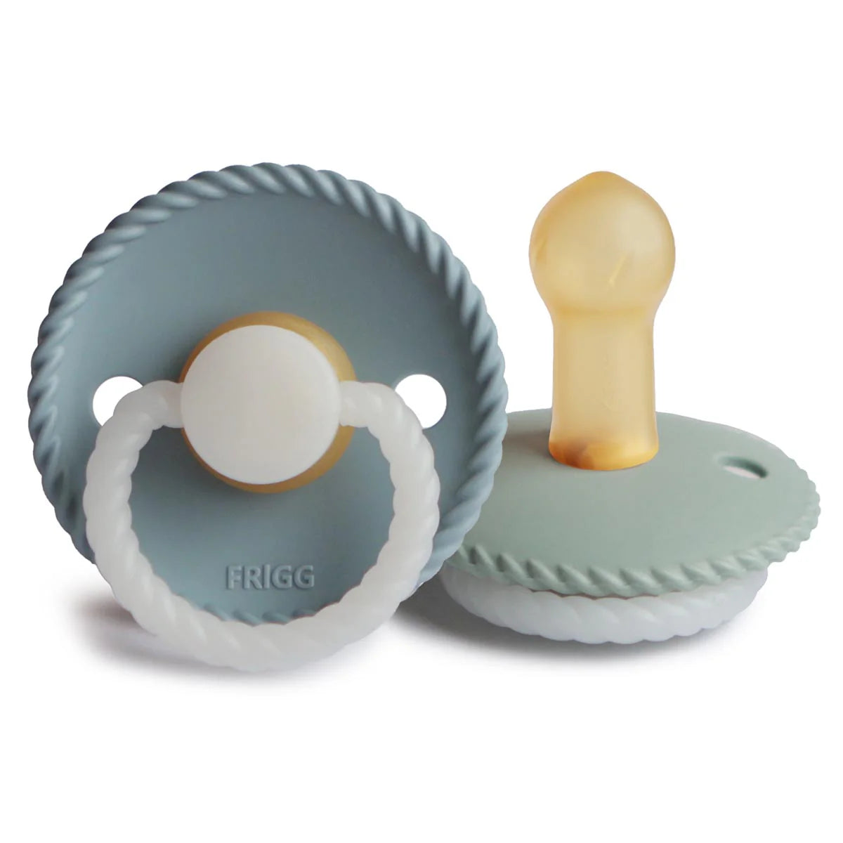 Frigg Rope NIGHT Pacifier 2 Pack LATEX