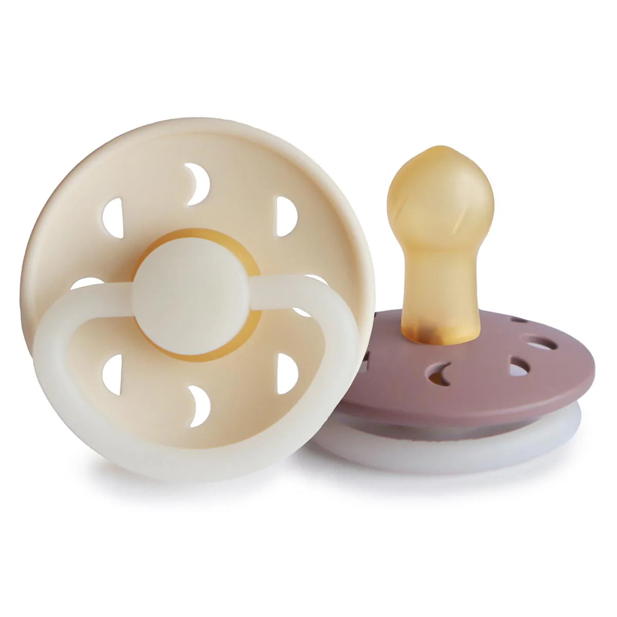 Frigg Moon NIGHT Pacifier 2 Pack LATEX