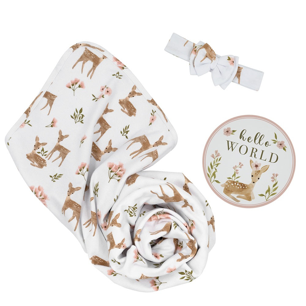 Living Textiles Hello World Gift Set - Sophia's Garden - Tiny Tots Baby Store 