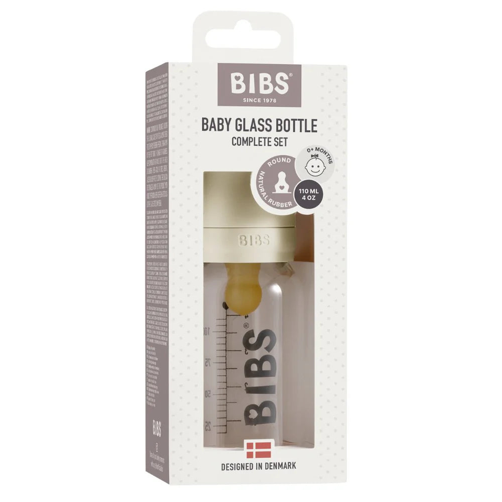 Bibs 110ml Glass Bottle Set - Tiny Tots Baby Store 