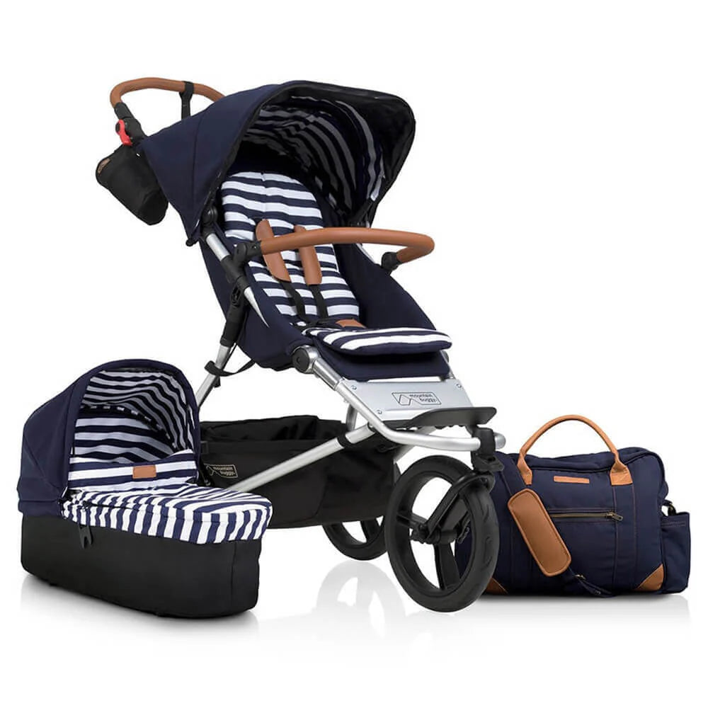 Mountain Buggy Urban Jungle Nautical + Carry Cot Package - Tiny Tots Baby Store 