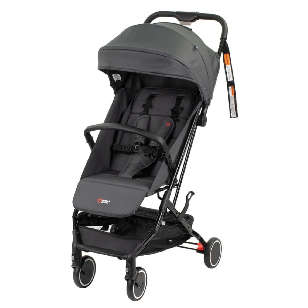 Mothers Choice Minny Compact Stroller Mineral Grey - Tiny Tots Baby Store 