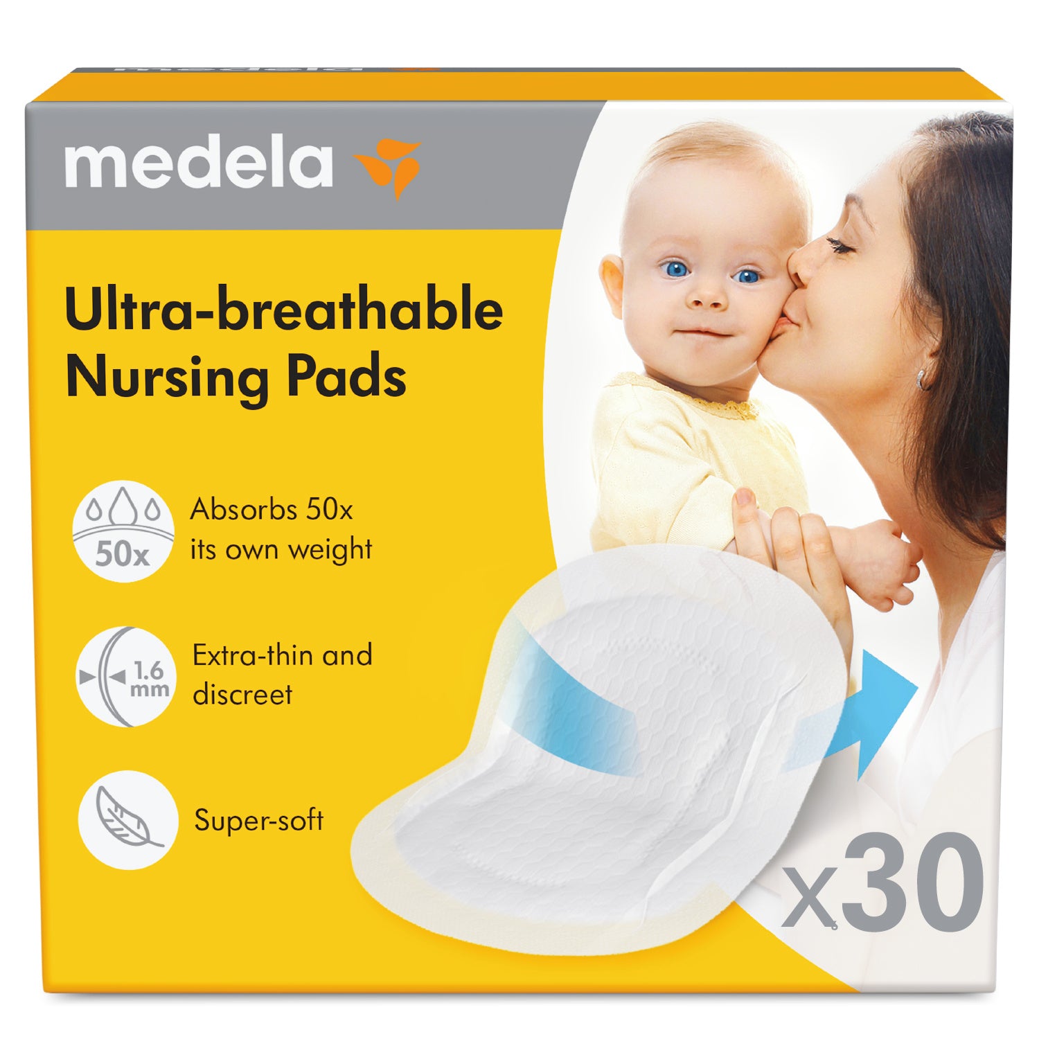 Medela Ultra-breathable Nursing Pads - Tiny Tots Baby Store 