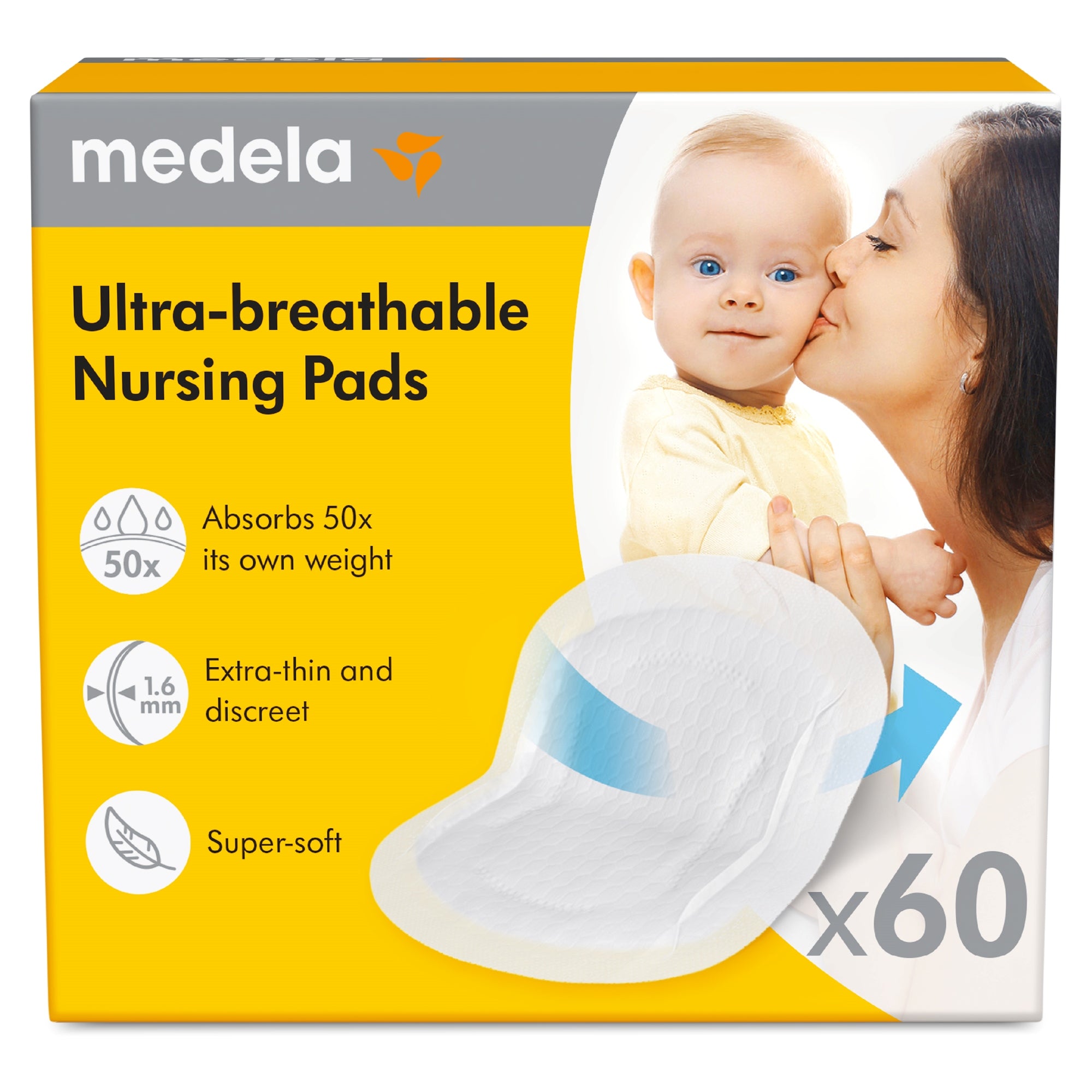 Medela Ultra-breathable Nursing Pads - Tiny Tots Baby Store 