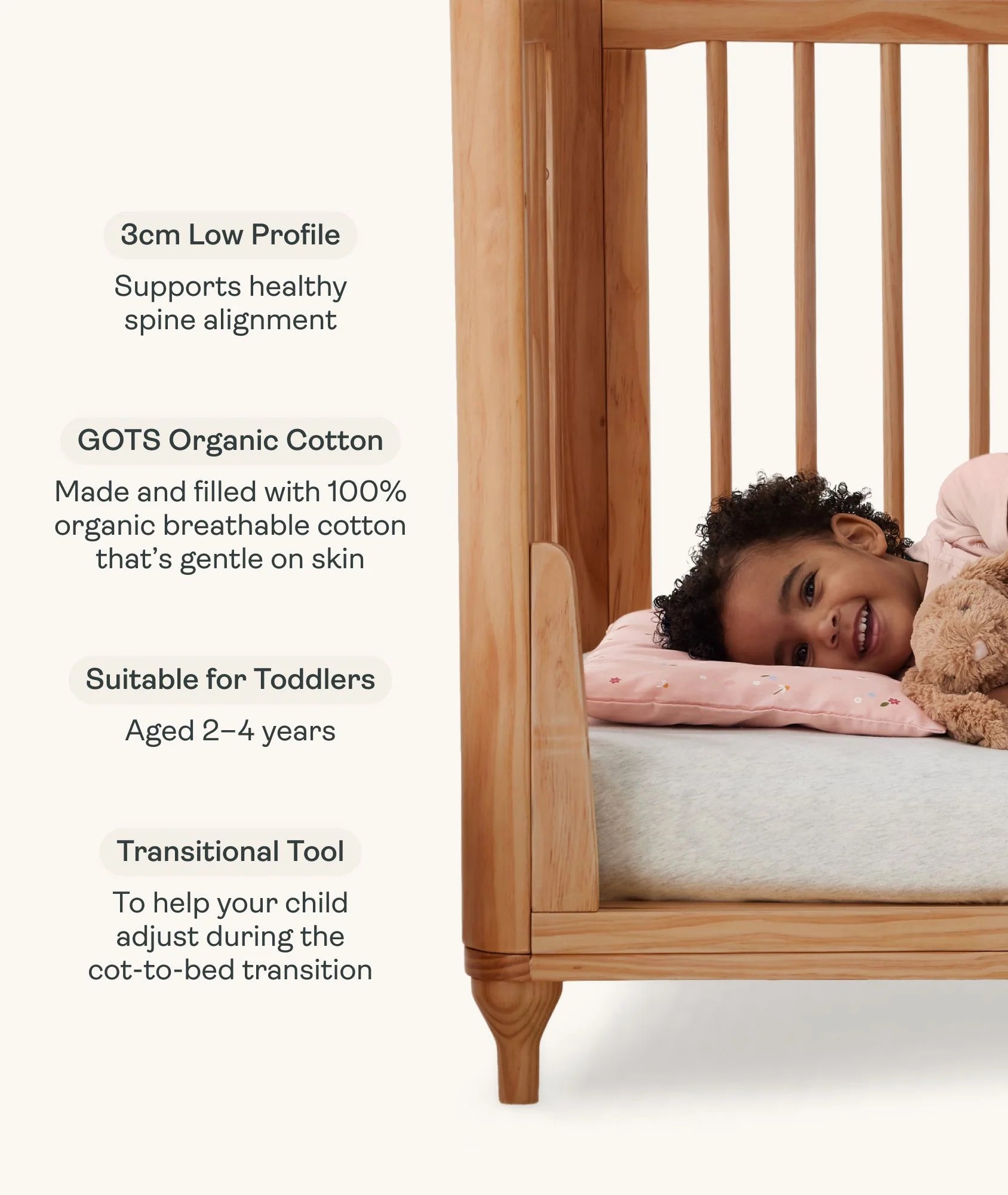 ergoPouch Organic Toddler Pillow & Case