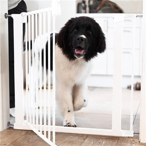 DogSpace Lassie Pet metal safety gate White - Tiny Tots Baby Store 