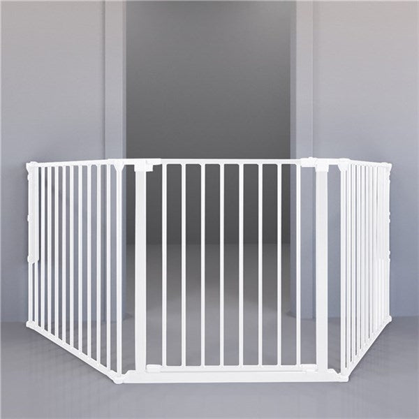 DogSpace Max L multi expandable metal Pet gate, white - Tiny Tots Baby Store 