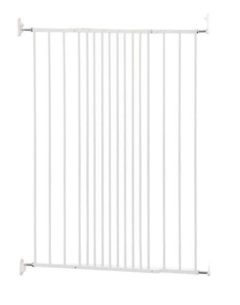 DogSpace CHARLIE extra tall extending metal Pet gate, WHITE - Tiny Tots Baby Store 