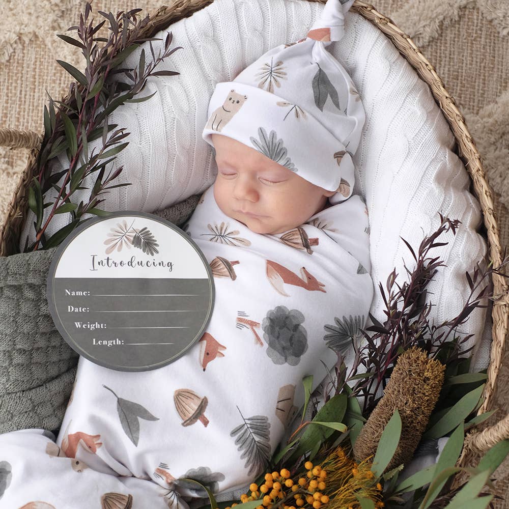 Living Textiles - Newborn Gift Set - Forest Retreat - Tiny Tots Baby Store 