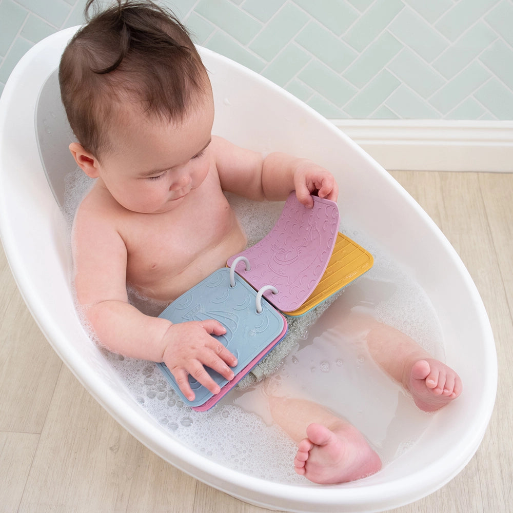 Living Textiles Silicone Baby Bath Book - Tiny Tots Baby Store 