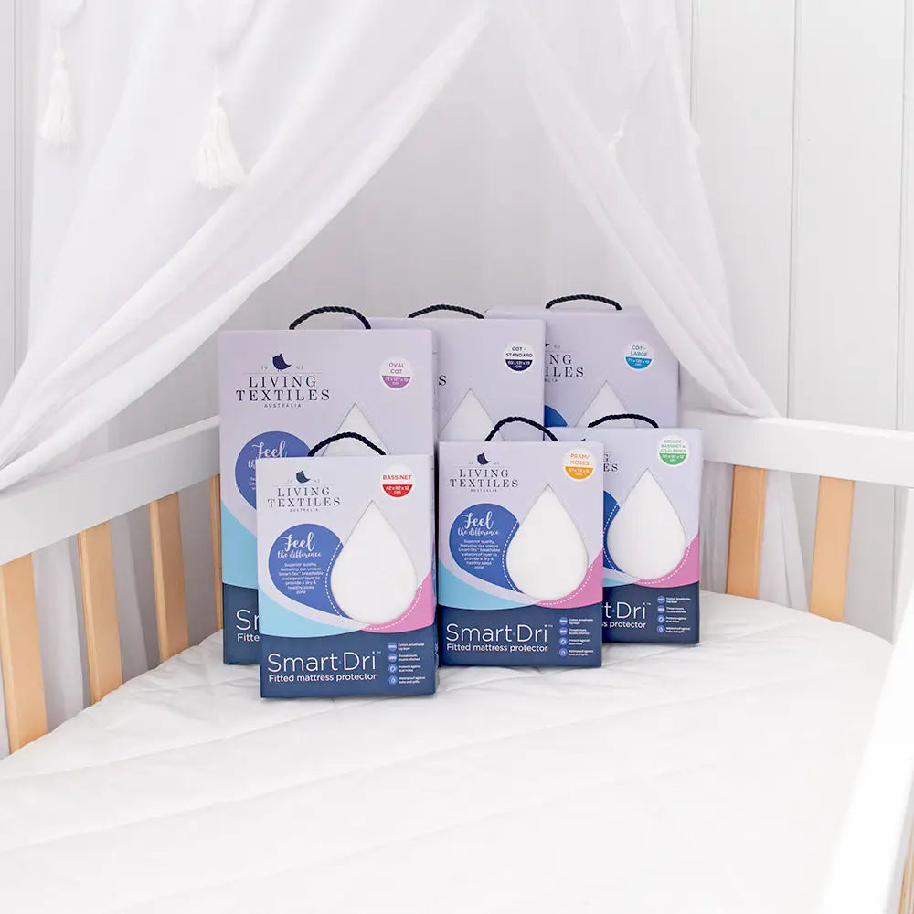 Smart-Dri Waterproof mattress protector-Bassinet (82 x 42) - Tiny Tots Baby Store 