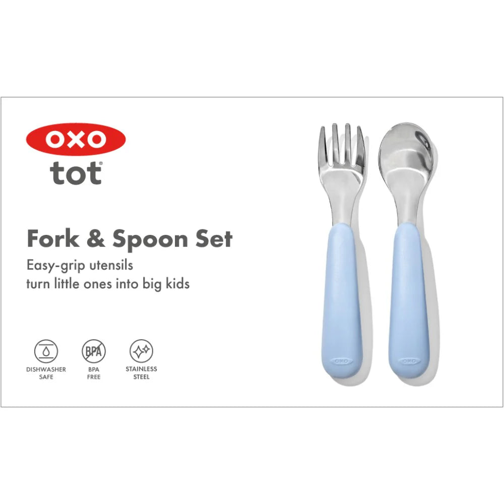 OXO Tot Fork & Spoon Set - Dusk