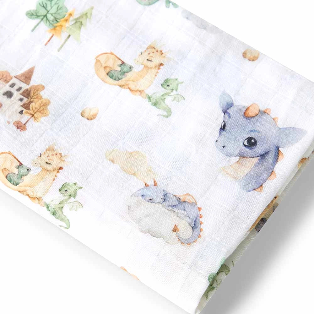 Snuggle Hunny Dragon Organic Muslin Wrap