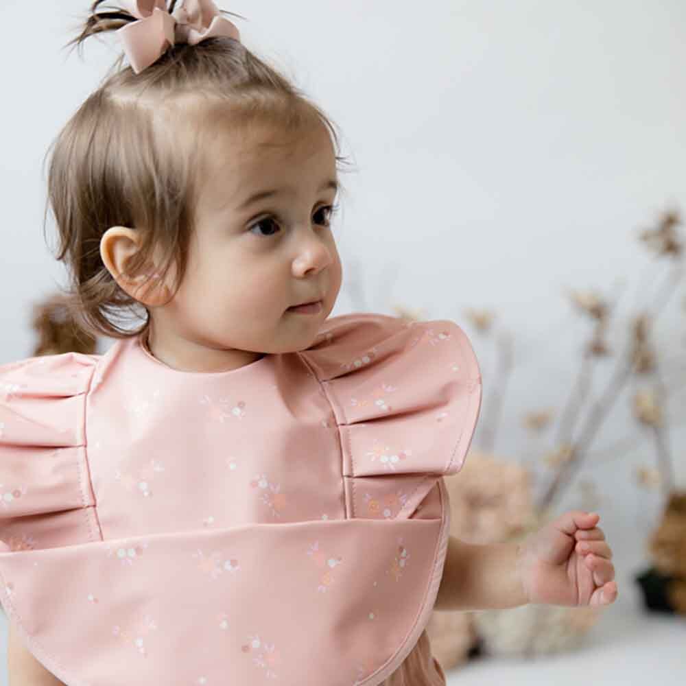 Snuggle Hunny Daisy Frill Snuggle Bib - Tiny Tots Baby Store 