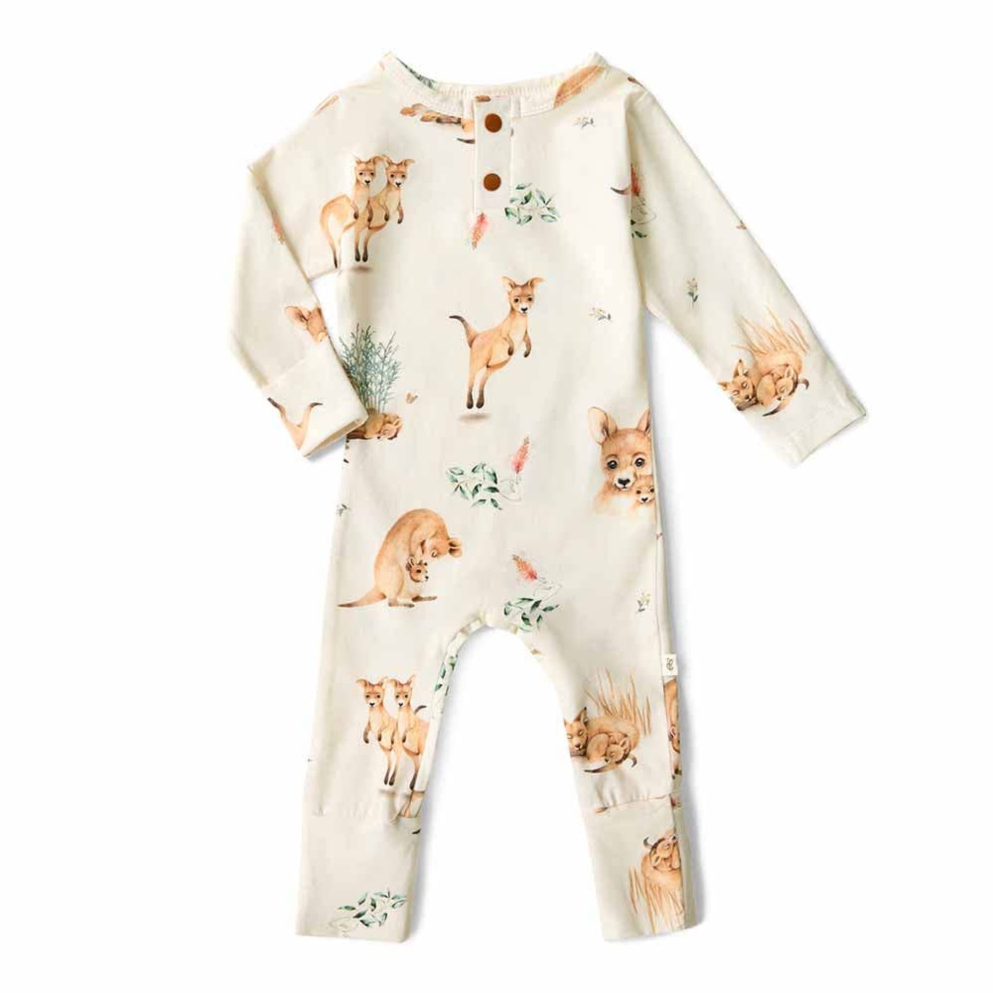 Snuggle Hunny Kanga Organic Growsuit - Tiny Tots Baby Store 