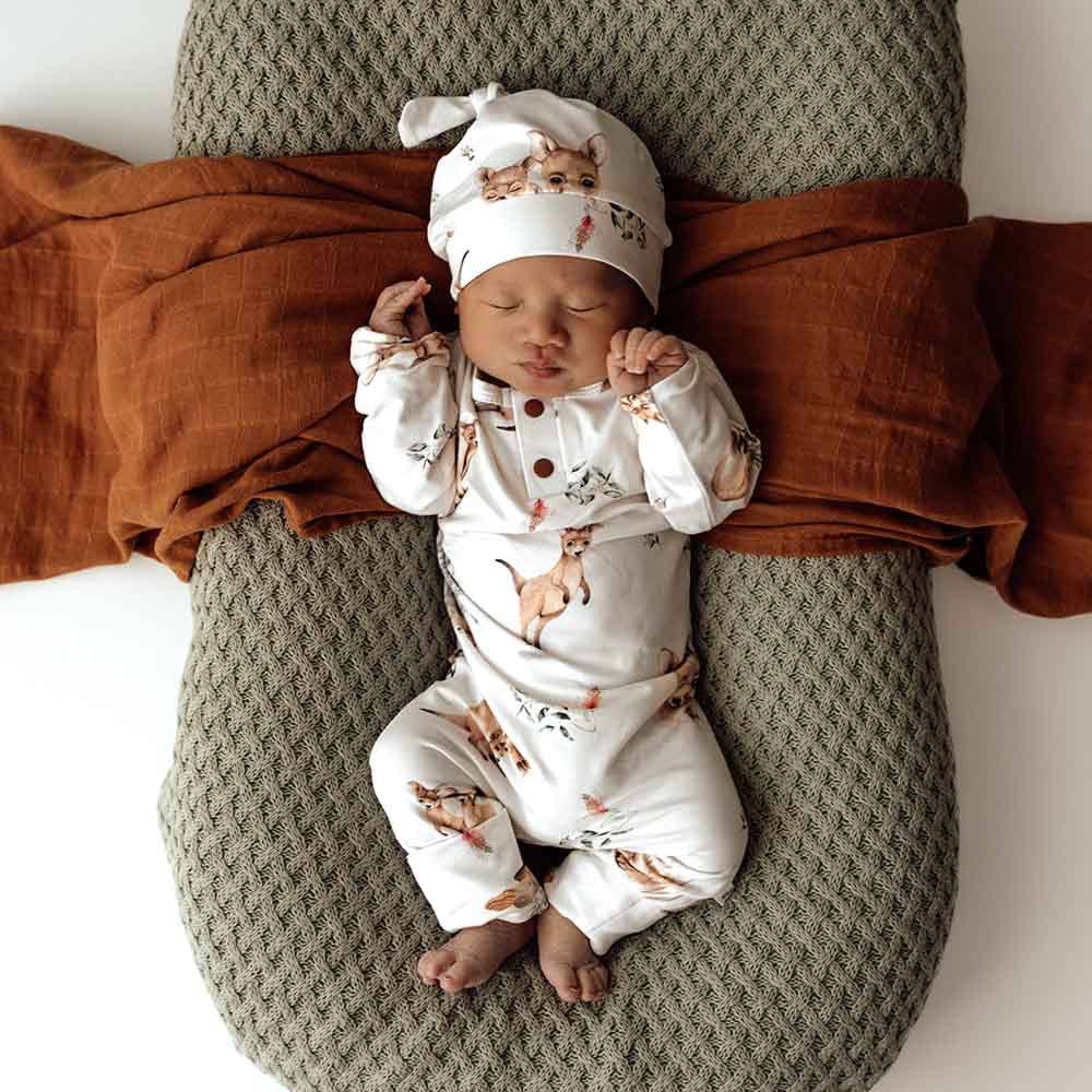 Snuggle Hunny Kanga Organic Growsuit - Tiny Tots Baby Store 