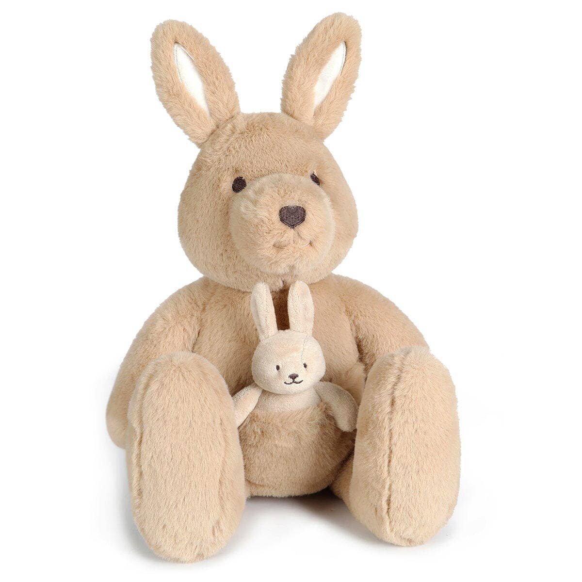 OB Australia - Kip Kangaroo (Vegan Angora) Soft Toy 17"/43cm - Tiny Tots Baby Store 