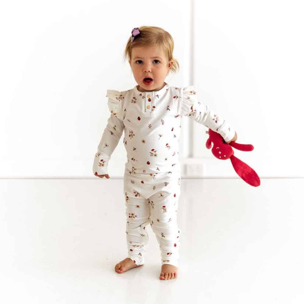 Snuggle Hunny Ladybug Organic Growsuit - Tiny Tots Baby Store 