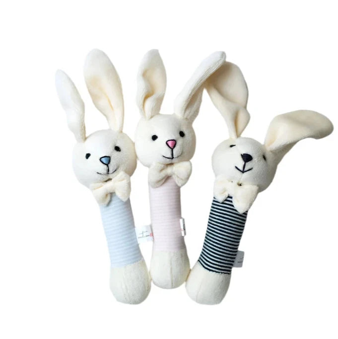 Emotion & Kids Jo Jo Bunny Rattles - Tiny Tots Baby Store 