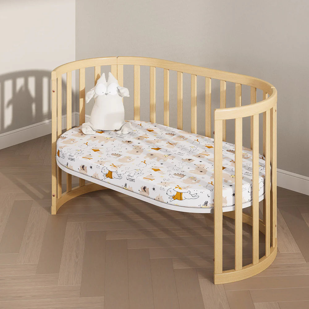 Boori Eden Oval Cot 6 PC Package (Mid NOV) - Tiny Tots Baby Store 