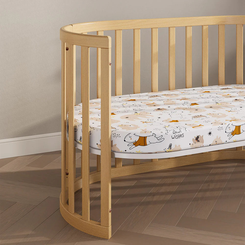 Boori Eden Oval Cot 6 PC Package (Mid NOV) - Tiny Tots Baby Store 