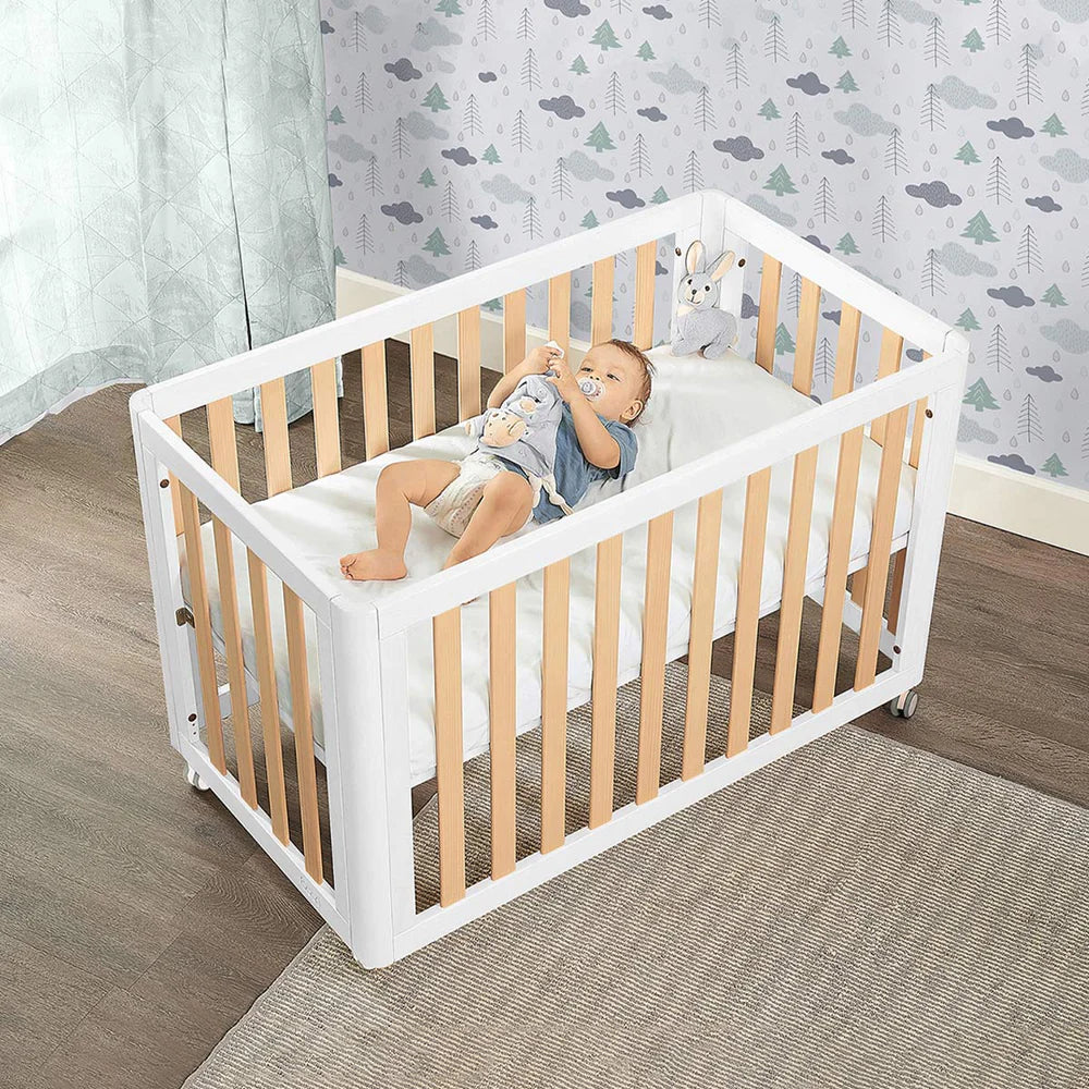 Boori Turin Compact Cot 7 PC Package with Universal 3 Drawer Chest - Tiny Tots Baby Store 