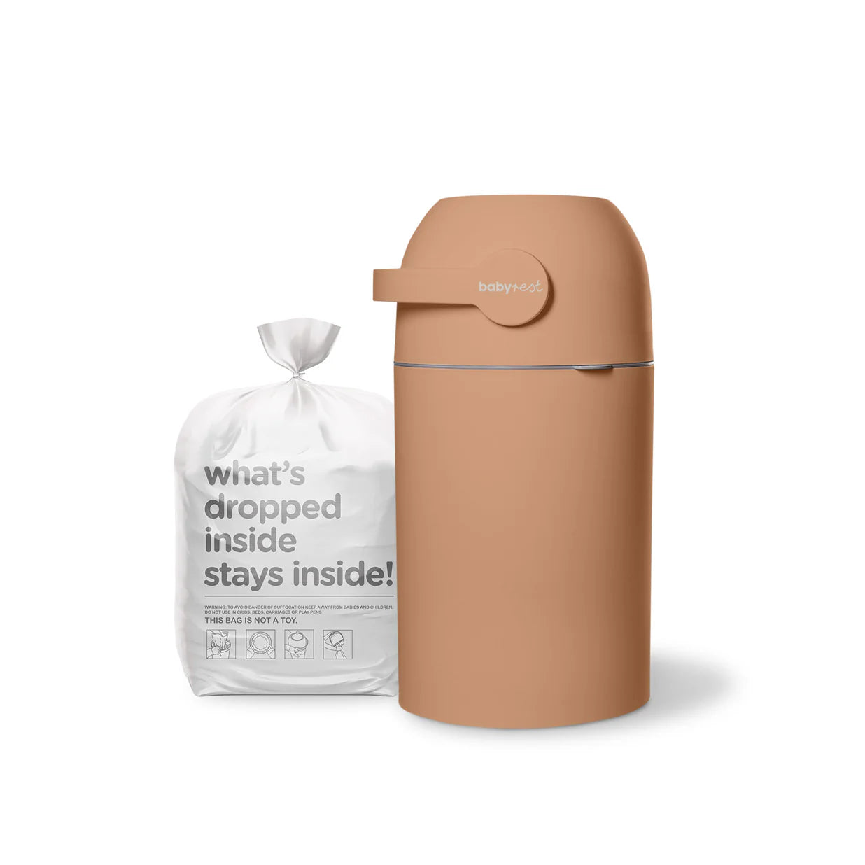 Babyrest Aster Nappy Bin -Terracotta