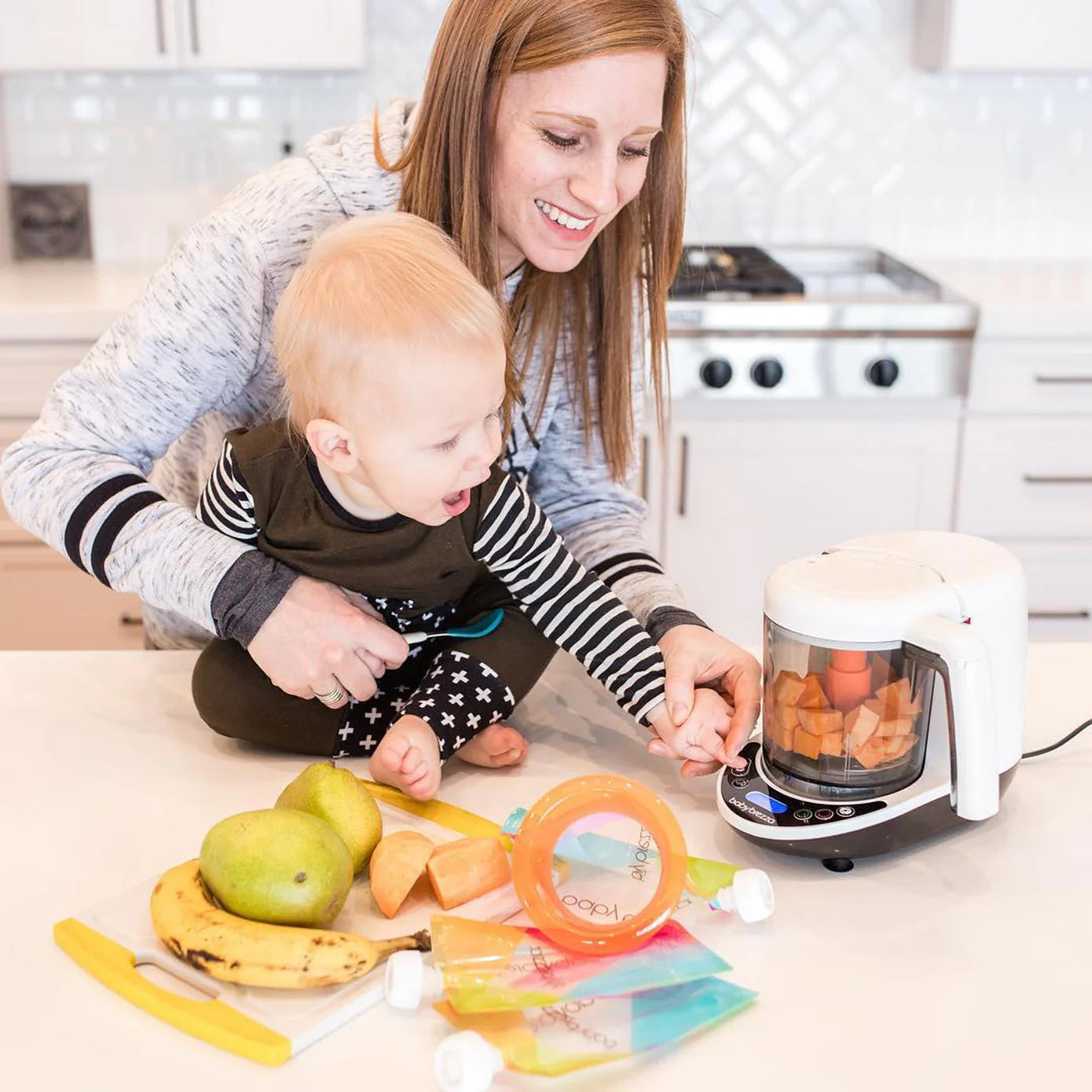 Baby Brezza One Step Food Maker Deluxe - Tiny Tots Baby Store 