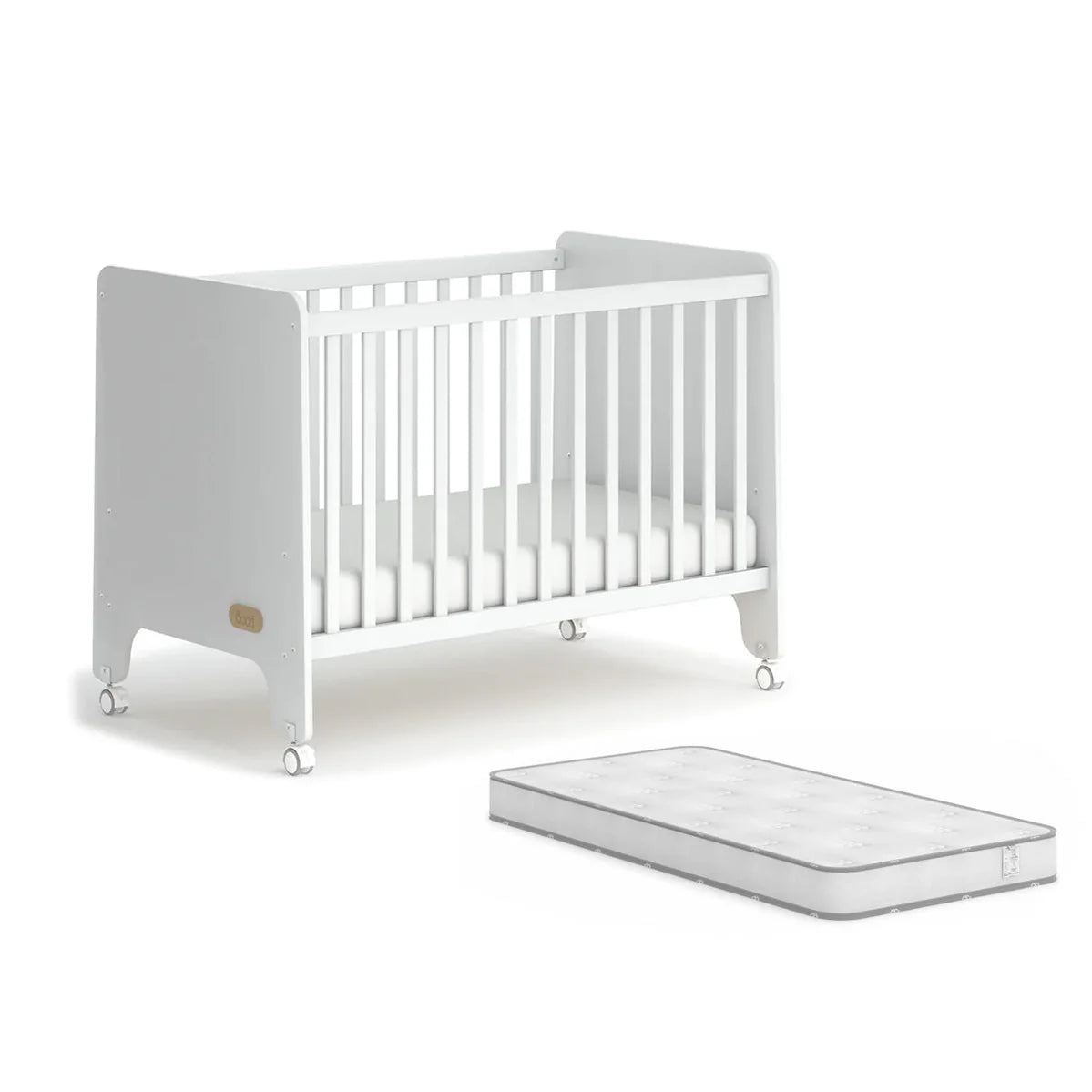 Boori Natty Compact Cot with Mattress - Tiny Tots Baby Store 