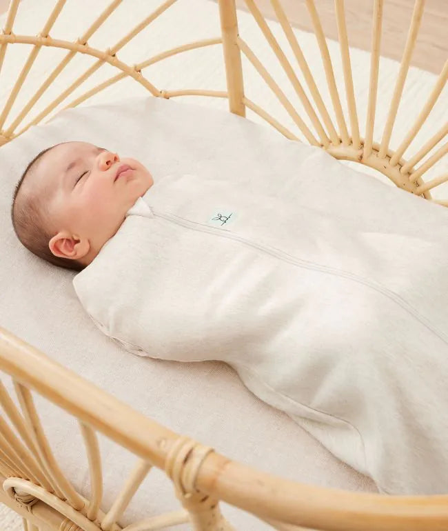 Cocoon Swaddle Bag 1.0 TOG Oatmeal Marle - Tiny Tots Baby Store 