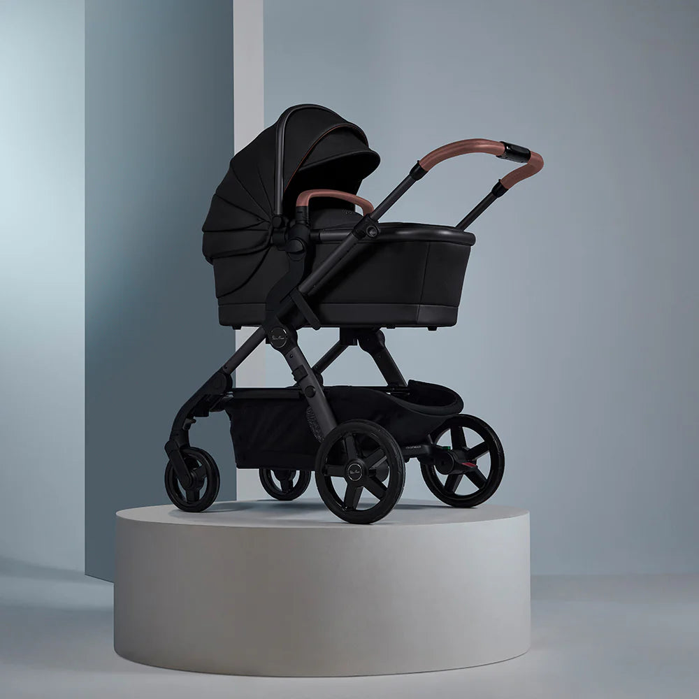 Silver Cross Wave 3 Liquorice(incl tandem seat) Intro Offer FREE Phone Holder - Tiny Tots Baby Store 