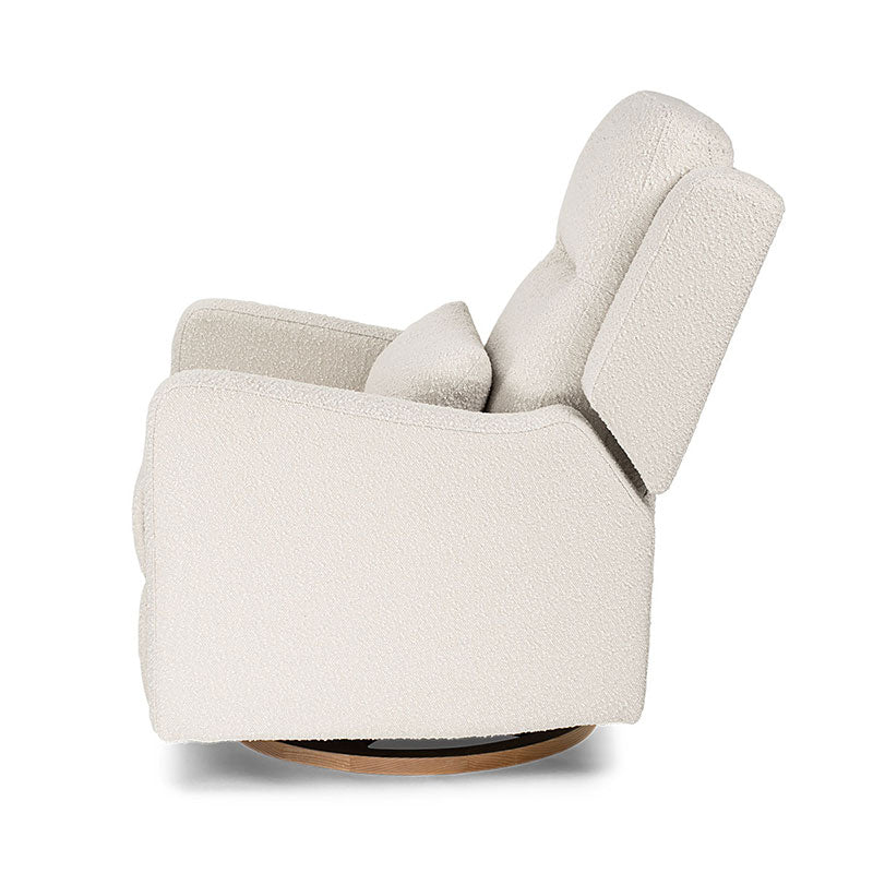 Cocoon Rio ELECTRIC Recliner & Glider Chair with USB Vanila Boucle - Tiny Tots Baby Store 