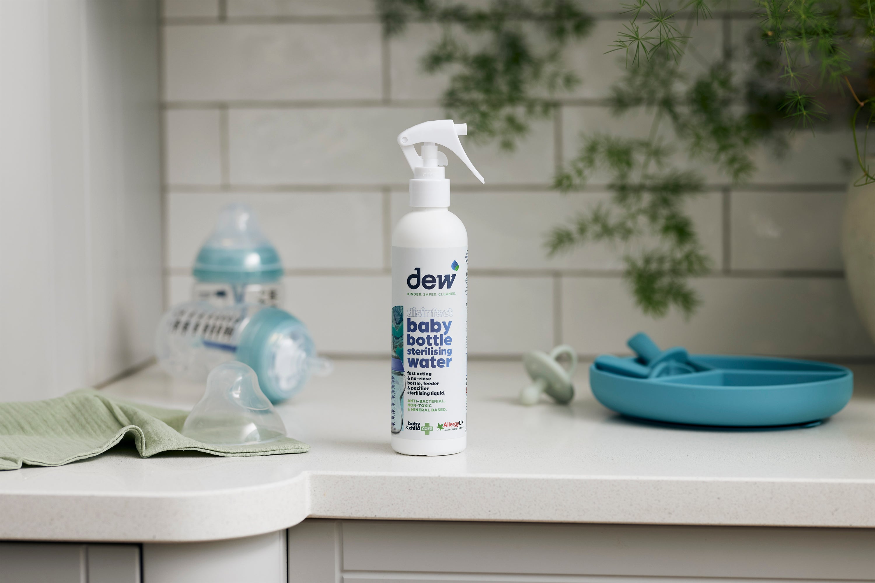 Dew Baby Bottle Sterilising Water 250ml - Tiny Tots Baby Store 