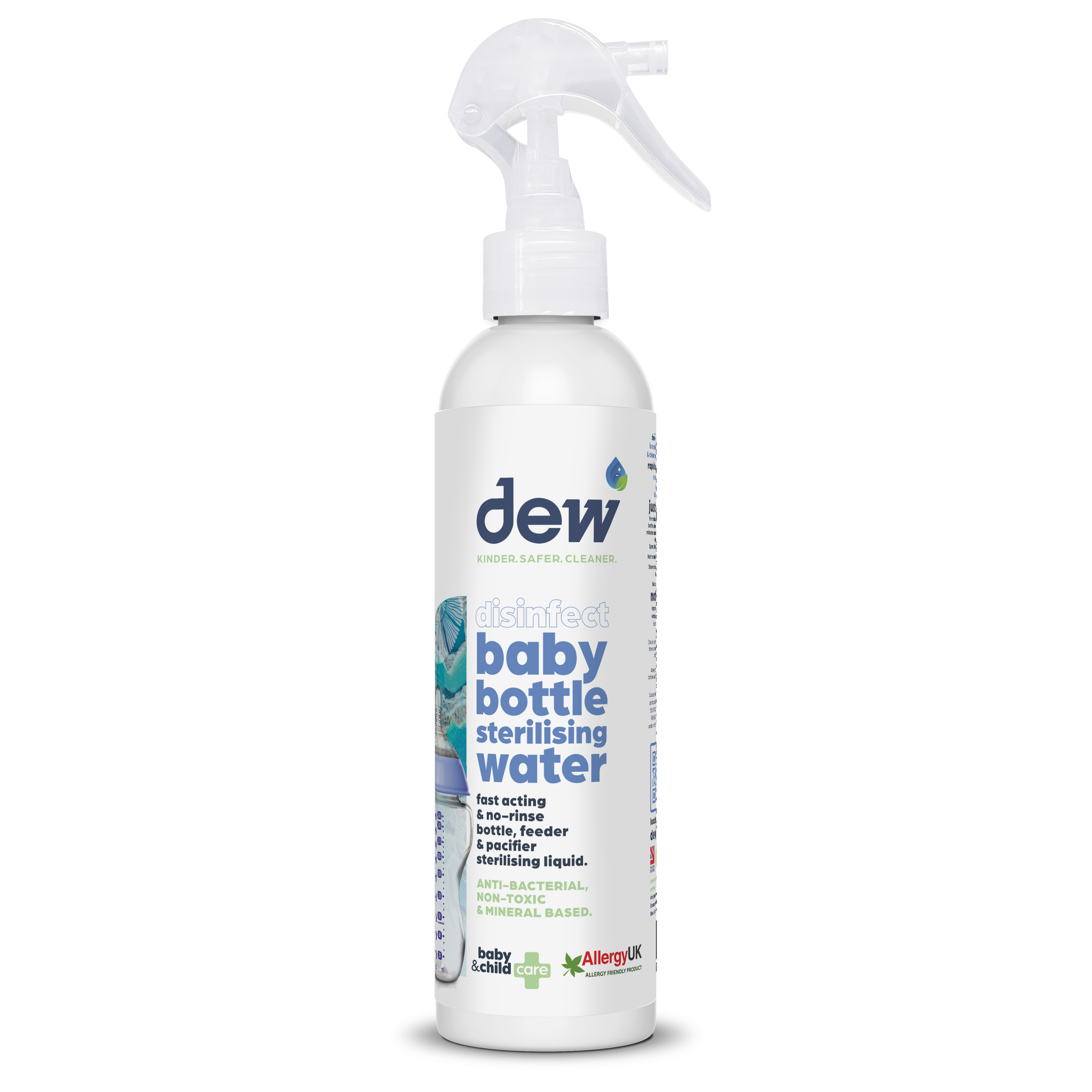 Dew Baby Bottle Sterilising Water 250ml - Tiny Tots Baby Store 