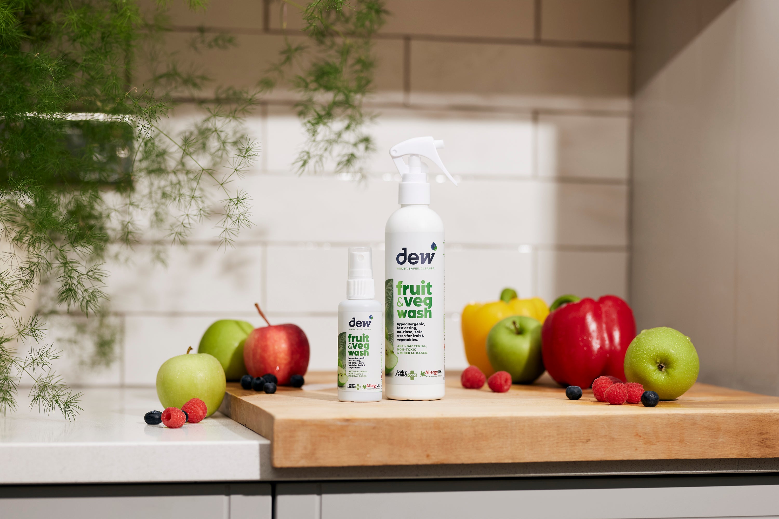 Dew Fruit & Veg Wash 250ml - Tiny Tots Baby Store 