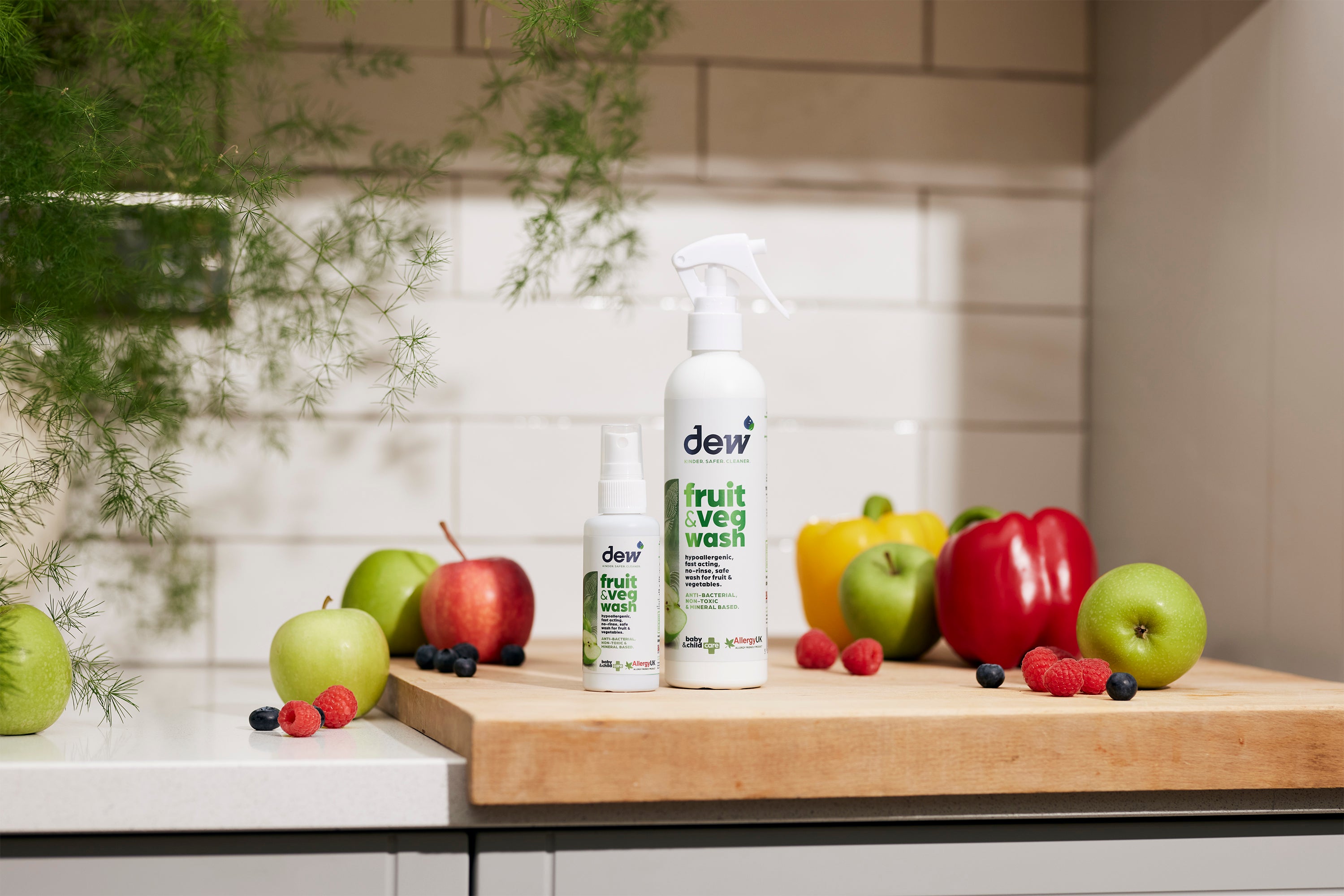 Dew Fruit & Veg Wash 250ml - Tiny Tots Baby Store 