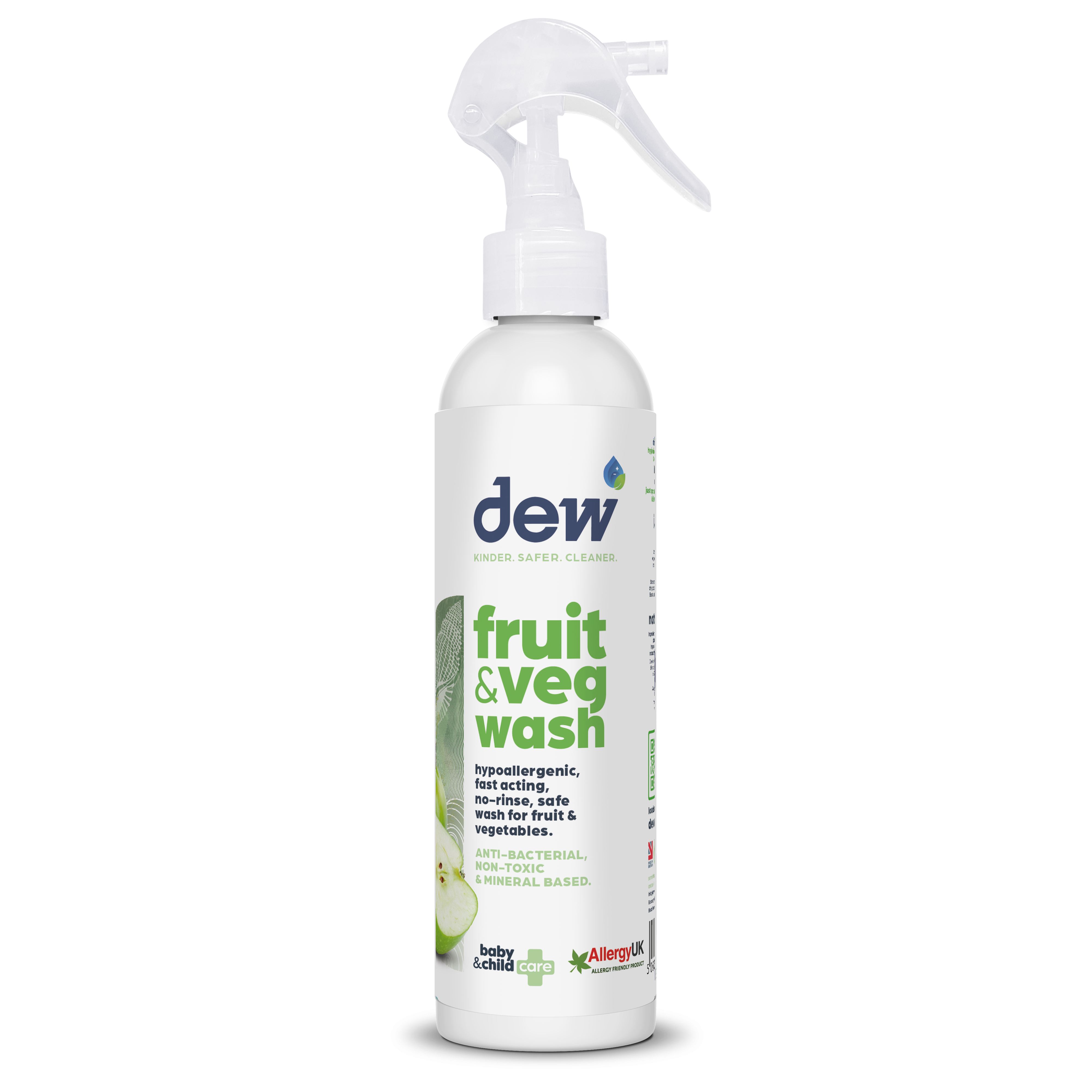 Dew Fruit & Veg Wash 250ml - Tiny Tots Baby Store 