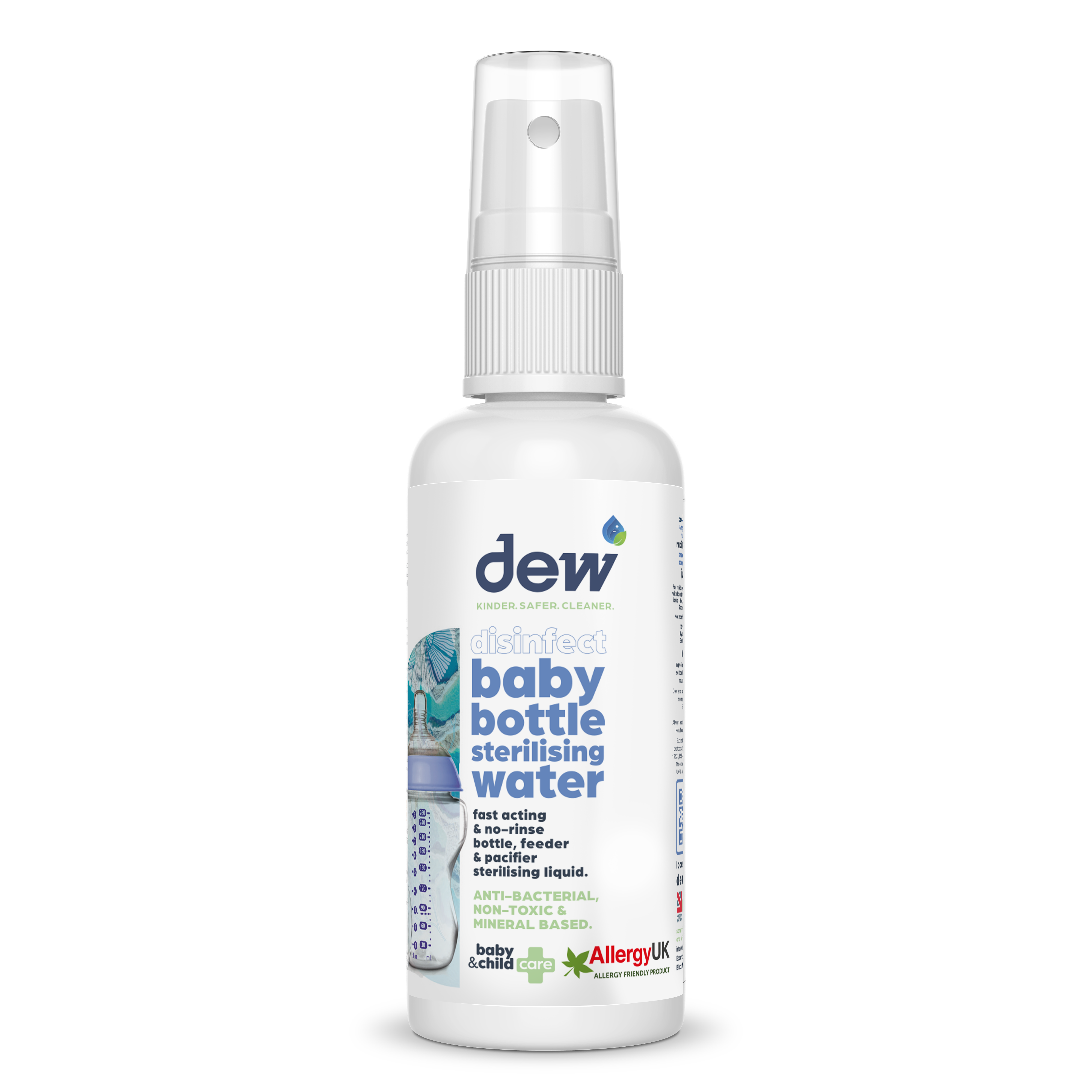 Dew Baby Bottle Sterilising Water 65ml - Tiny Tots Baby Store 