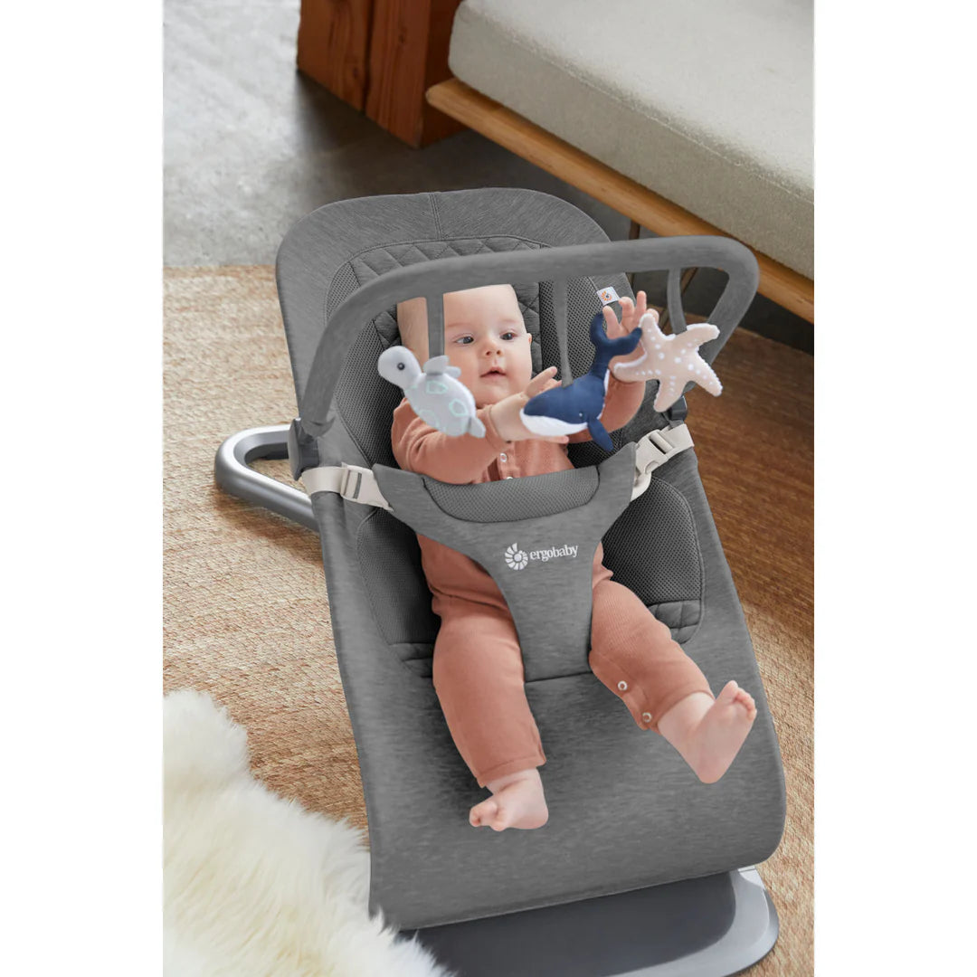 Ergobaby Evolve 3 in 1 Bouncer Toy Bar- Ocean Wonders