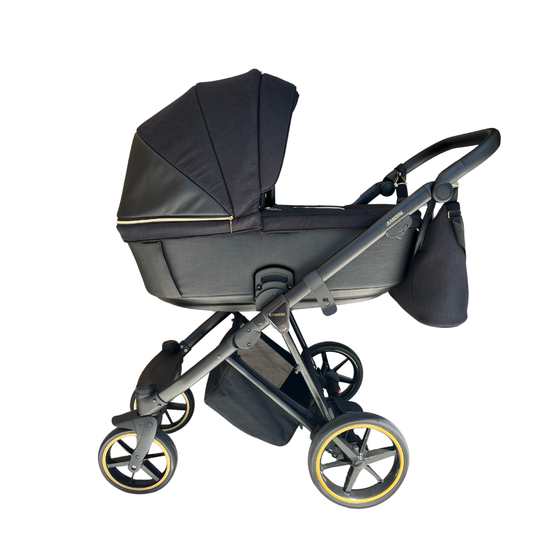 Bambini Geneva Modern Pram & Britax Bpod Lite Capsule with Base - Tiny Tots Baby Store 