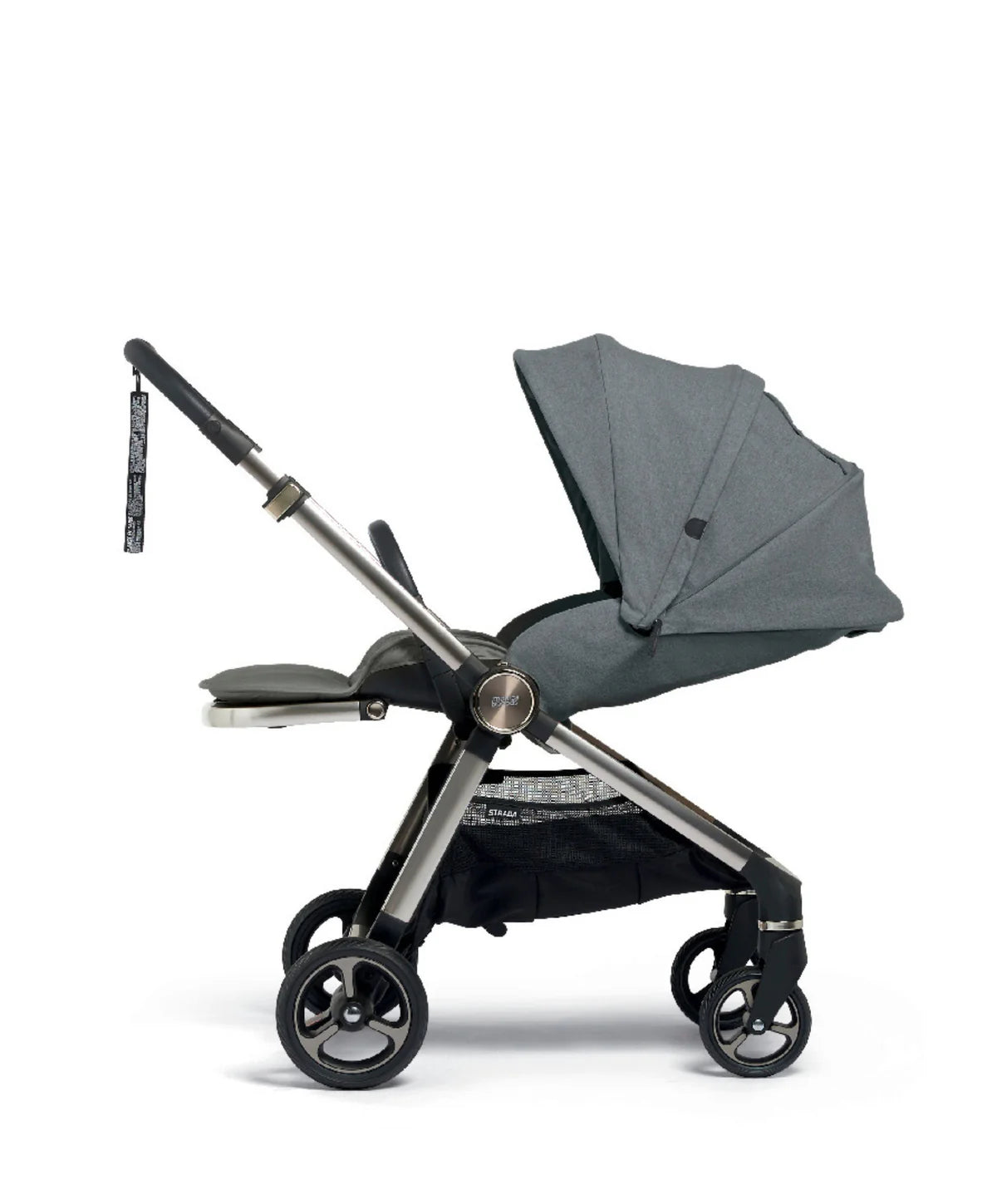 Mamas & Papas Strada Pram Bundle (3 Pieces) - Grey Melange - Tiny Tots Baby Store 