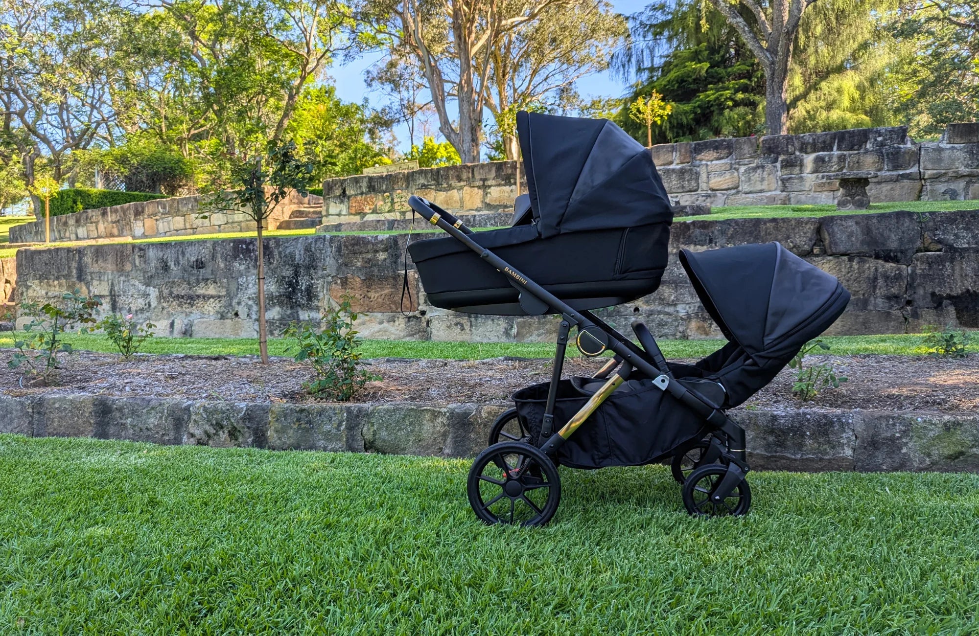 Bambini LISBON Single-to-Double Pram -Future-Proof Bundle (ETA End FEB)