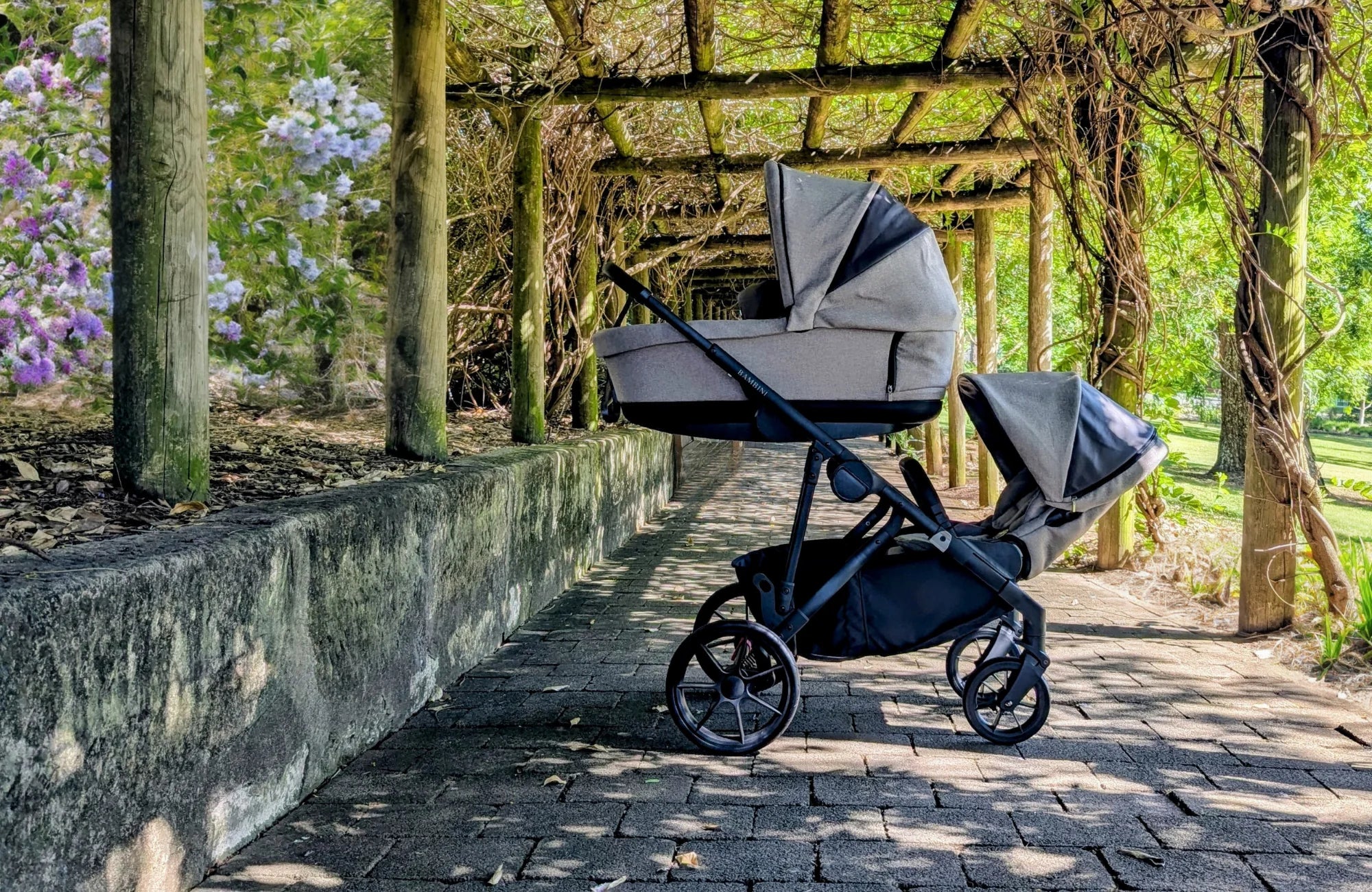 Bambini LISBON Single-to-Double Pram -Future-Proof Bundle (ETA End FEB)