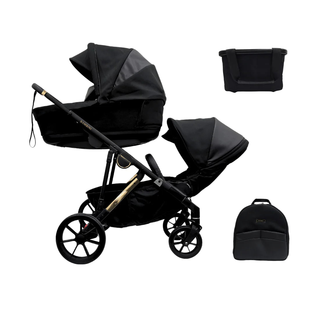 Bambini LISBON Single-to-Double Pram - Standard Bundle (ETA End FEB)