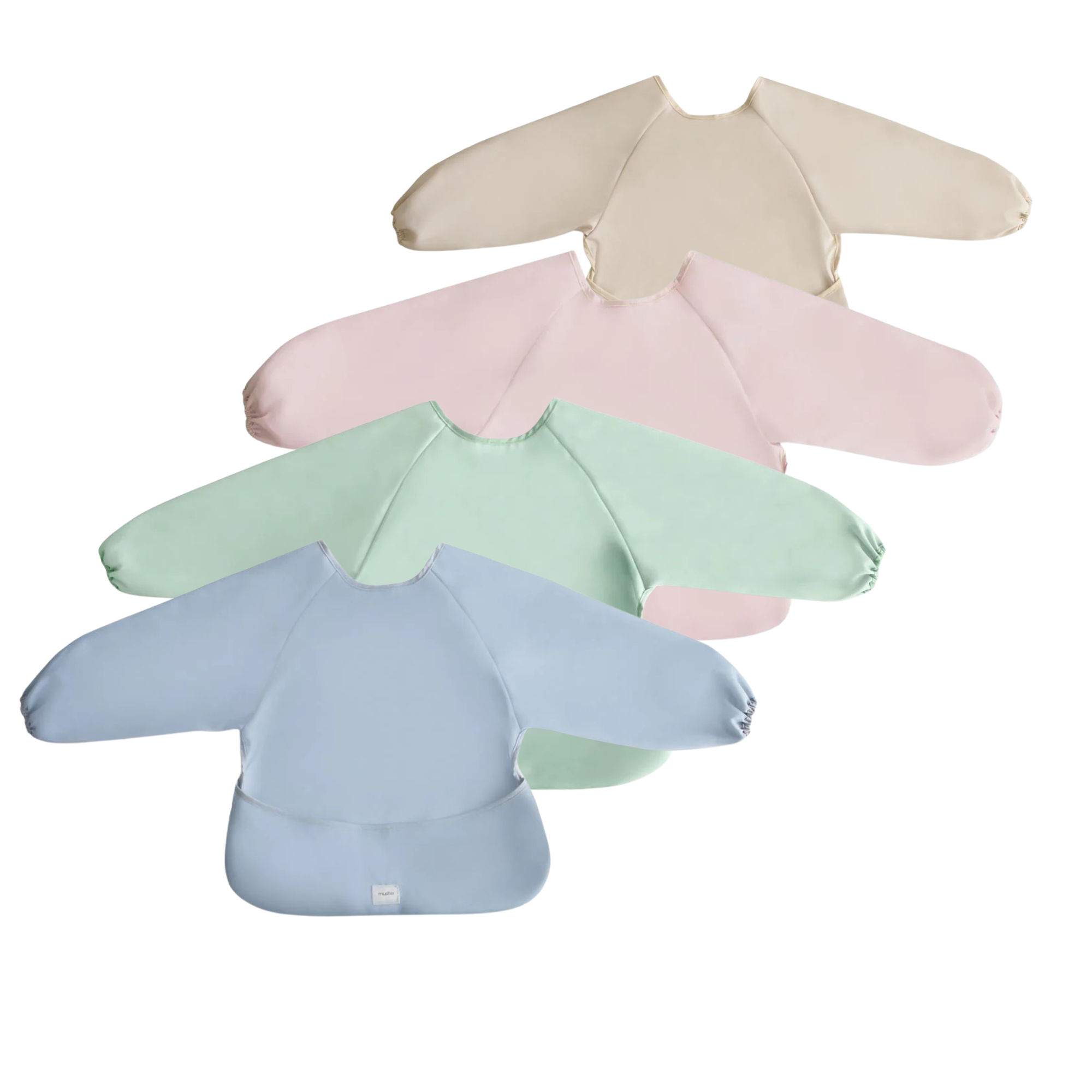 Mushie Long Sleeved Bib - Tiny Tots Baby Store 