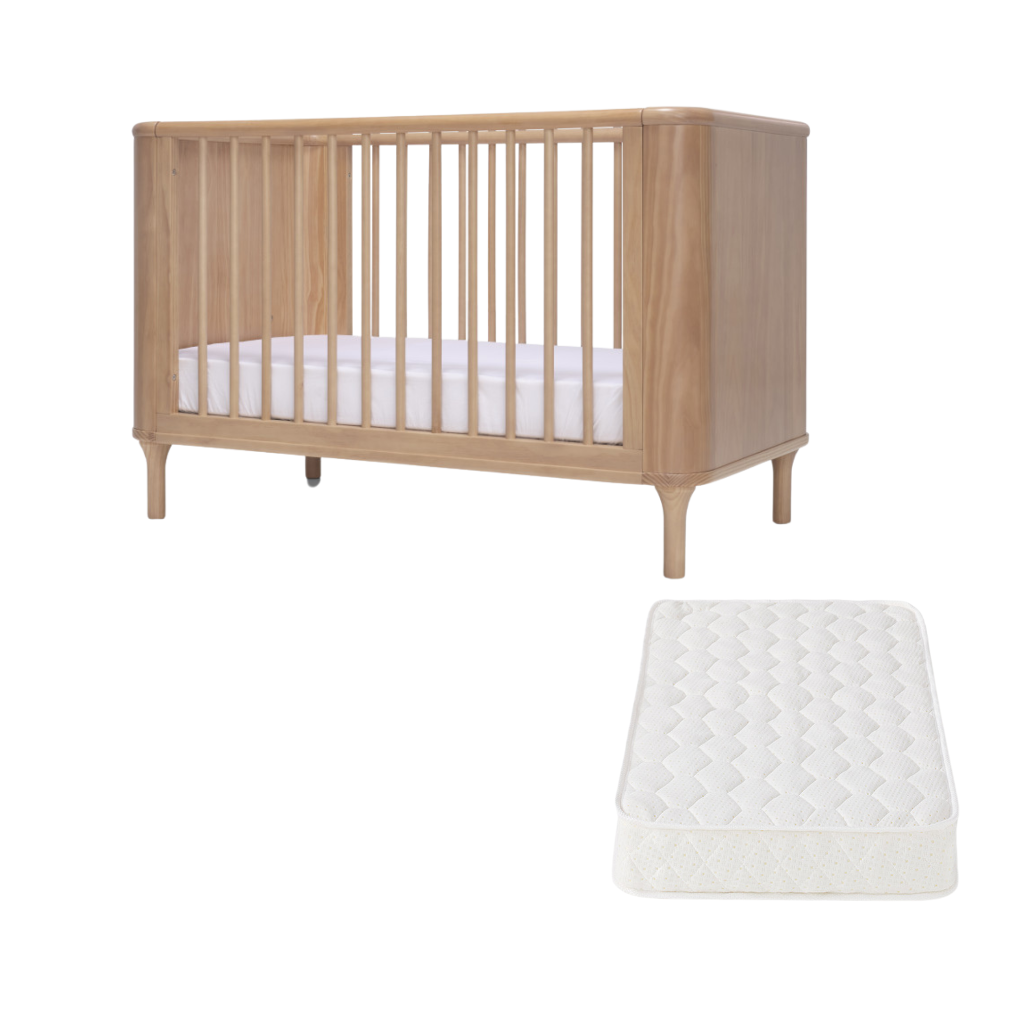 Tasman Eco Willow Cot Mattress Package